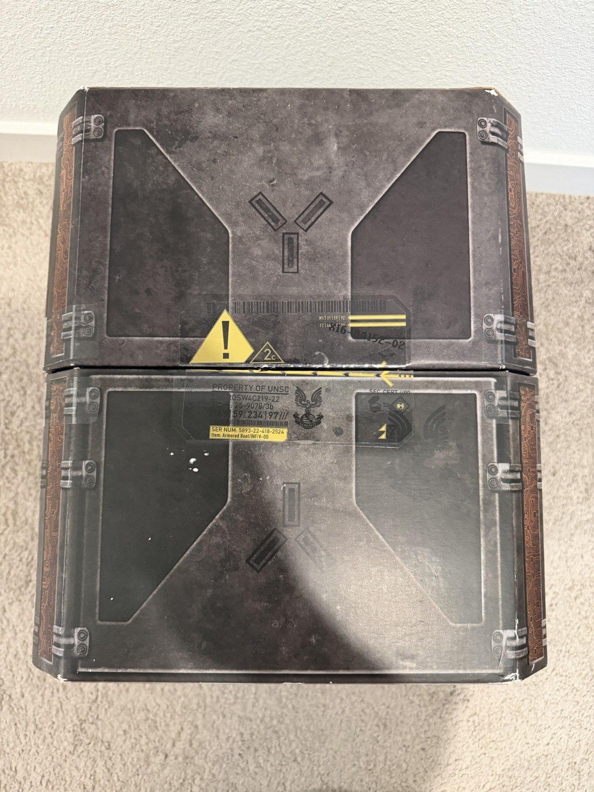 Xbox 360 Halo Reach Noble Team Legendary Limited Edition Statue W/Game & Box