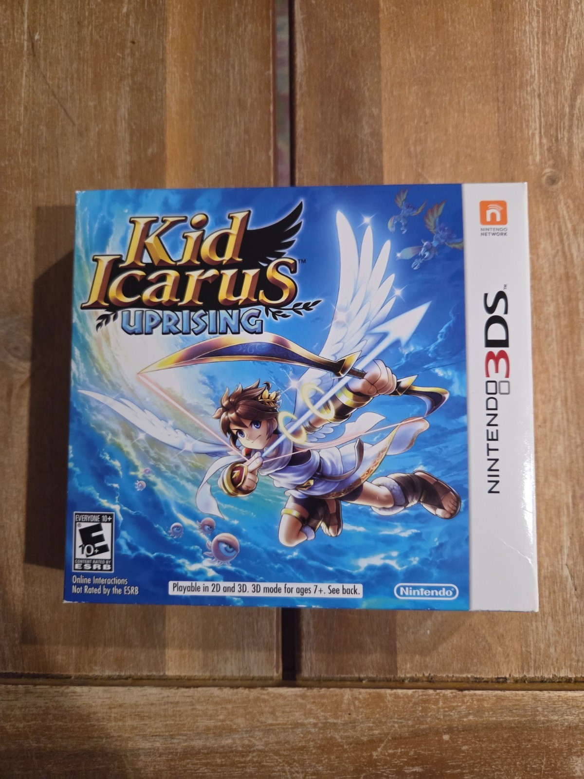Kid Icarus: Uprising BIG BOX (Nintendo 3DS) CIB Complete Stand AR Cards Sealed