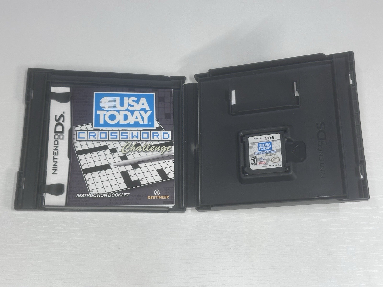 Nintendo DS USA Today Crossword Challenge Complete Tested