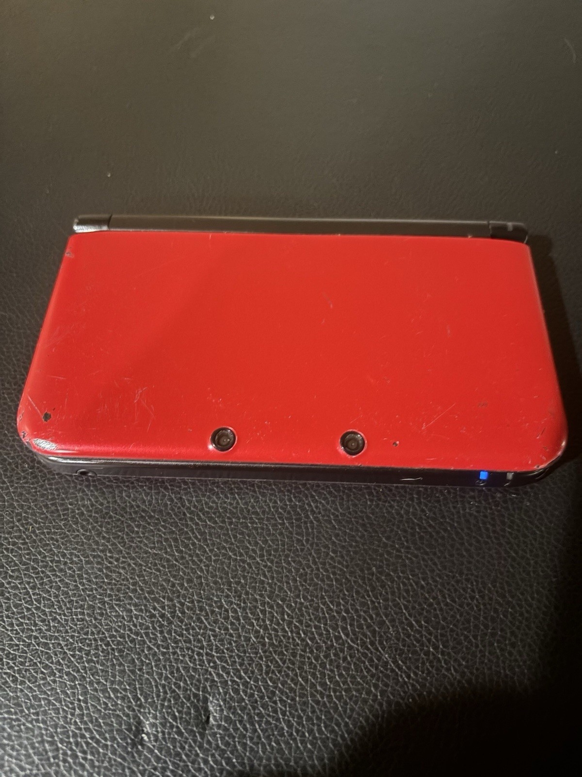 Nintendo 3DS XL Red Black Console Custom Firmware CFW Fully Tested with charger
