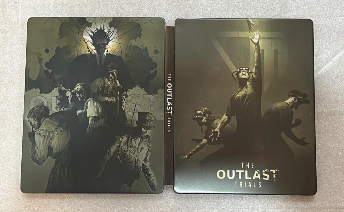 The Outlast Trials Custom made G2 Steelbook Case For PS4/PS5/Xbox (No Game) New