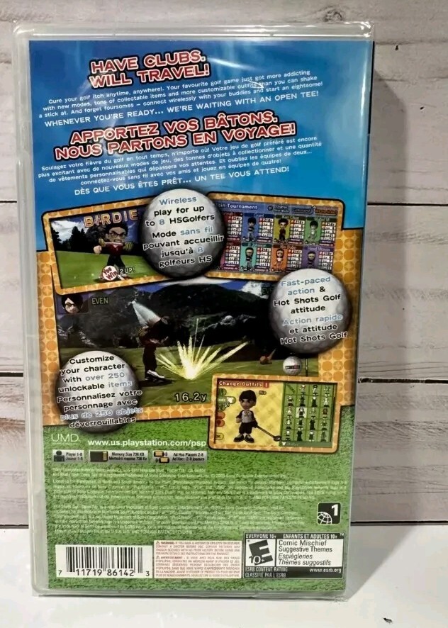 Hot Shots Golf Open Tee (Sony PSP) Brand New / Fast Shipping
