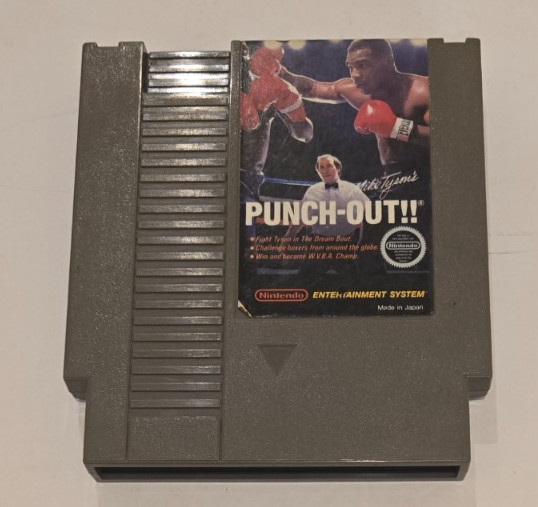 Mike Tyson’s Punch-Out Nintendo Entertainment System Authentic TESTED WORKING