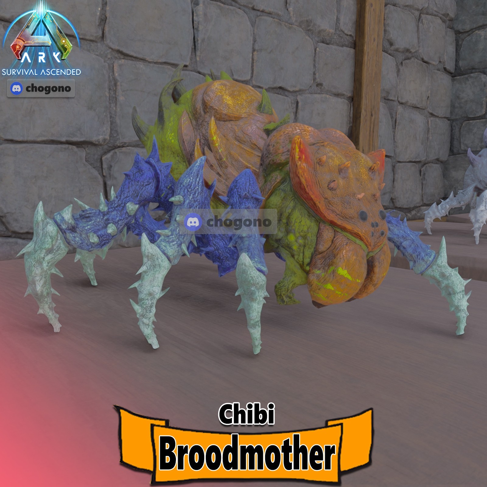 Ark Survival Ascended RARE PVE CHIBI BROODMOTHER