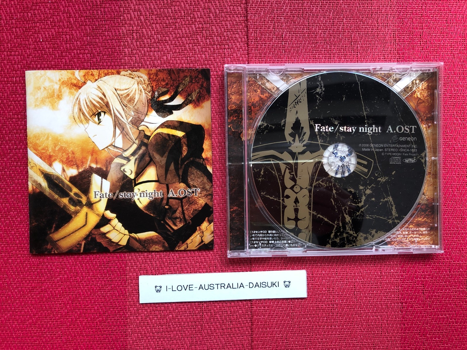 Fate/stay night TV Anime Original Soundtrack OST CD Kenji Kawai Music Japan