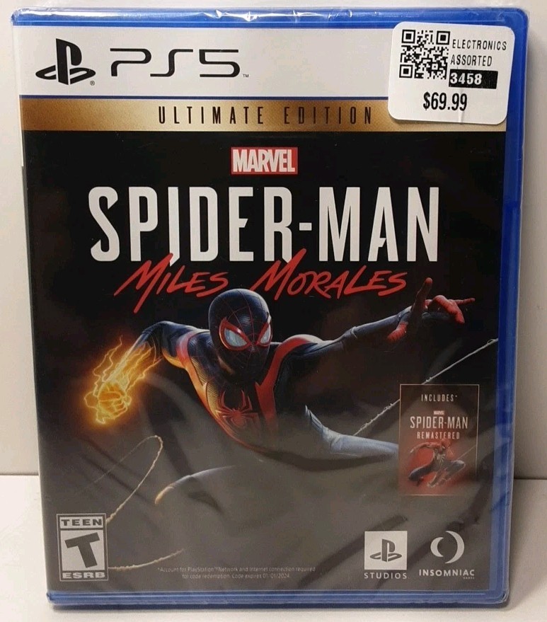 Spider-Man Miles Morales Ultimate Edition PS5 – PlayStation 5 – New Seal Torn