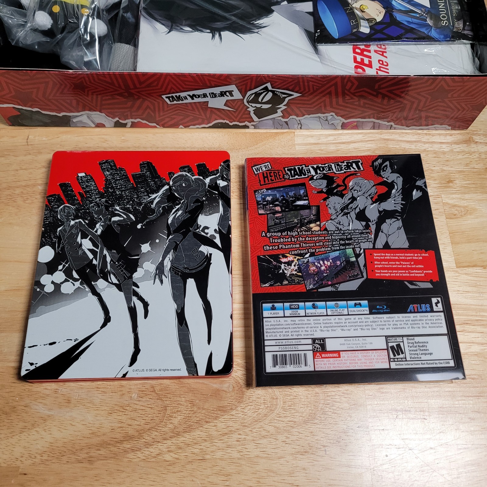 Persona 5: Take Your Heart Premium Edition PS4 PlayStation 4 CIB No Game Disc