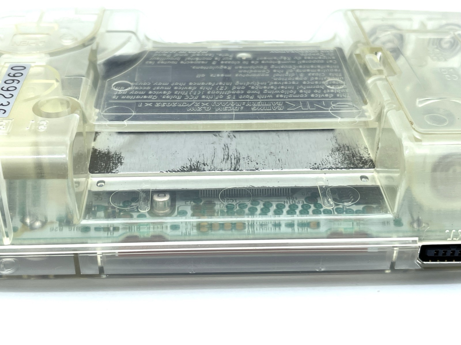 Neo Geo Pocket Color Console Clear Skeleton SNK from JAPAN