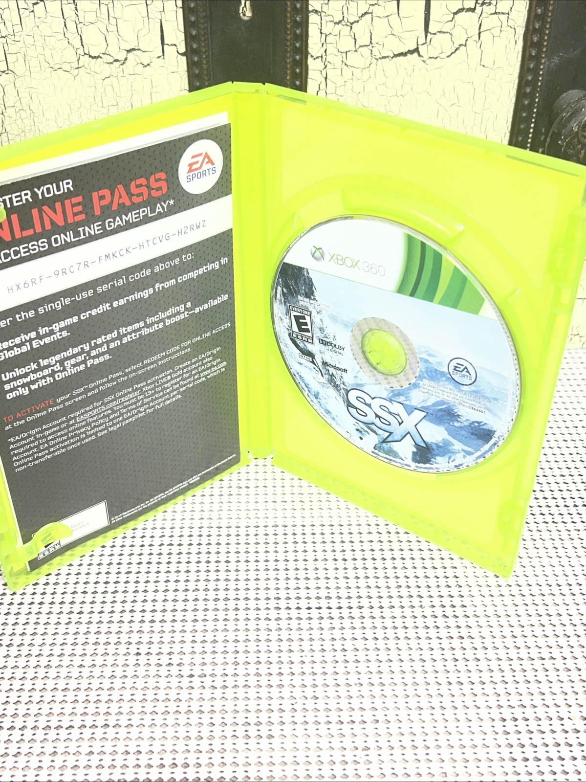 SSX Microsoft Xbox 360 No Manual, Tested AND WORKING