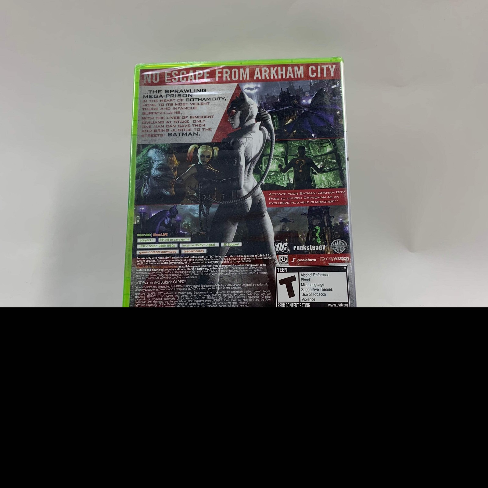 New Batman: Arkham City (Microsoft Xbox 360, 2011)