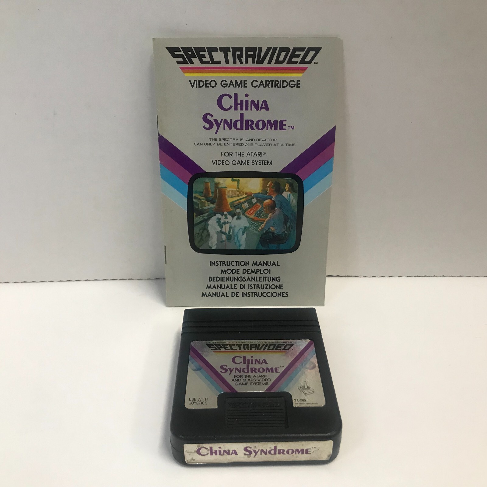 China Syndrome : Atari cart. + manual ( RK )