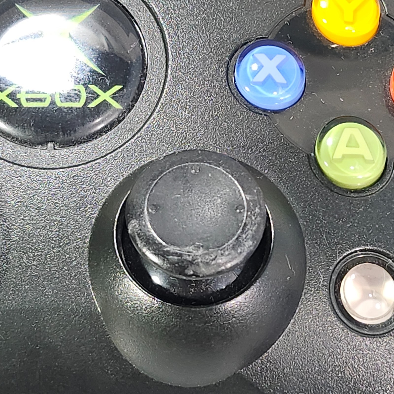 Microsoft Xbox Controller S Type Black Wired X08-69873 OEM No Breakaway Cable