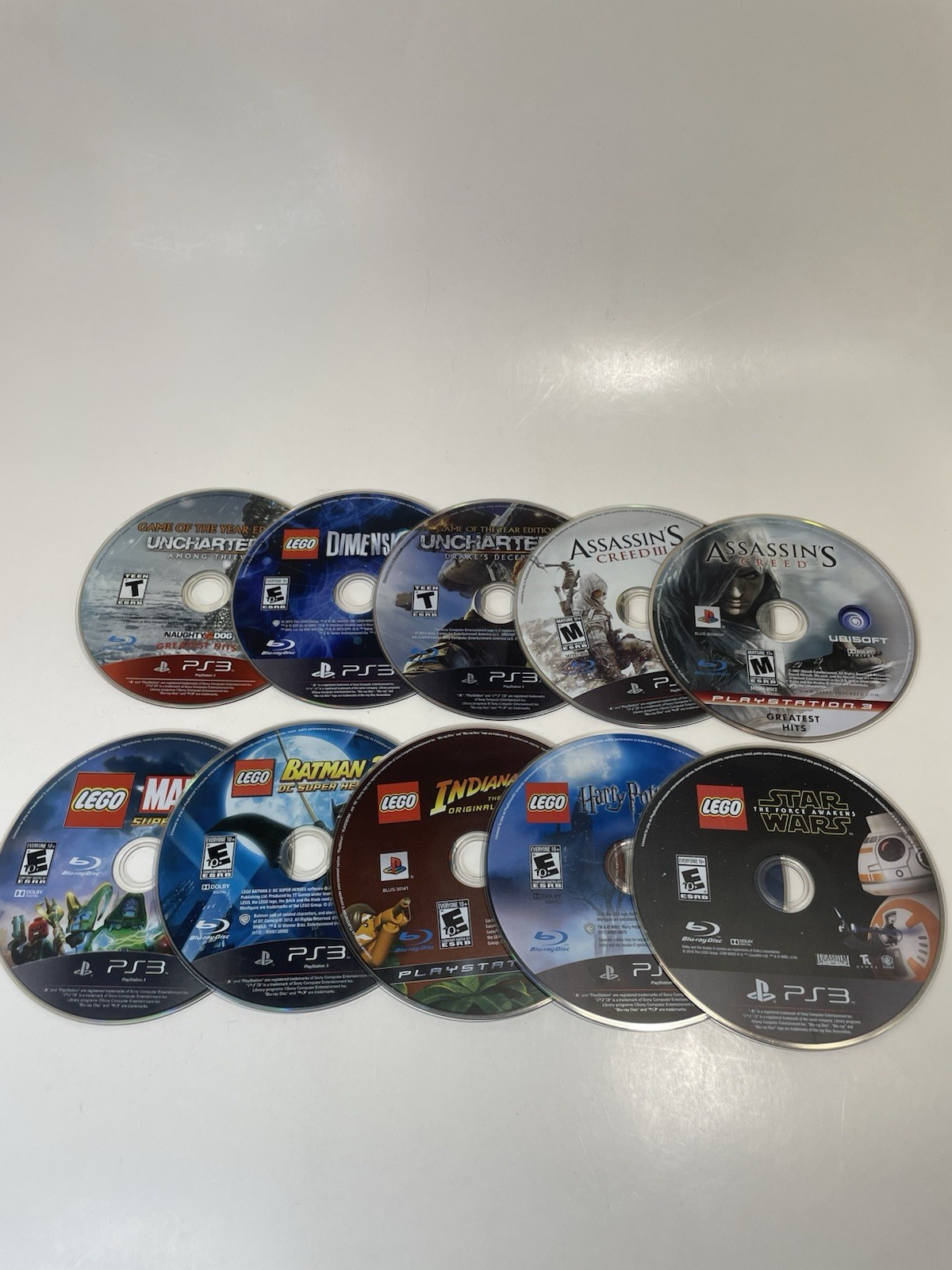 Sony PlayStation 3 Loose Game Lot Of 25 Untested Condition Varies