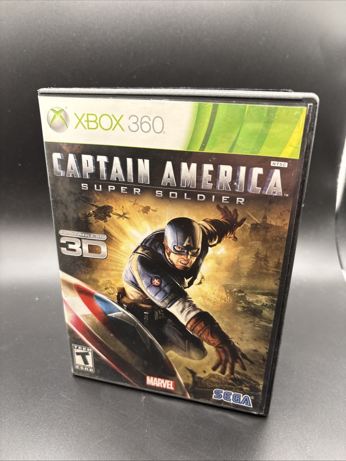 Captain America: Super Soldier (Microsoft Xbox 360, 2011) No Booklet.