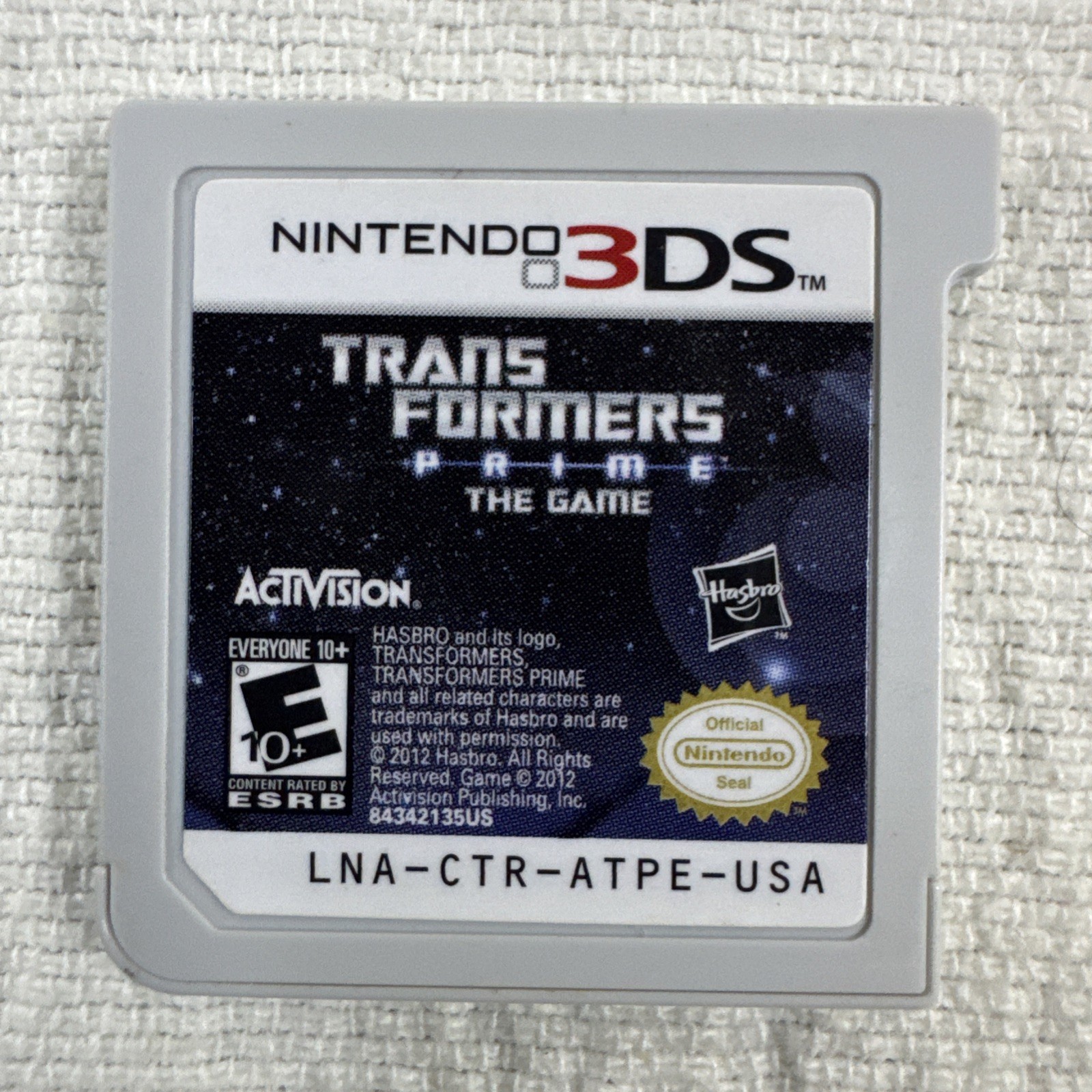Transformers Prime: The Game (Nintendo 3DS, 2012) COMPLETE CIB NICE!!
