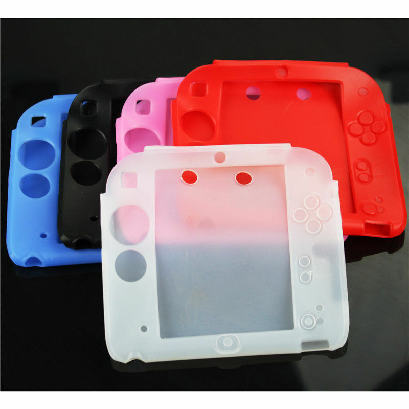 Kids Silicone Nintendo 2DS Soft Games Controller Gel Rubber Case Cover Skin Gift
