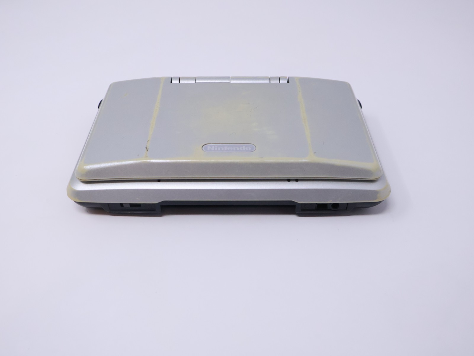 Nintendo DS Handheld Console Tested Working Titanium Silver w/ Charger & Stylus