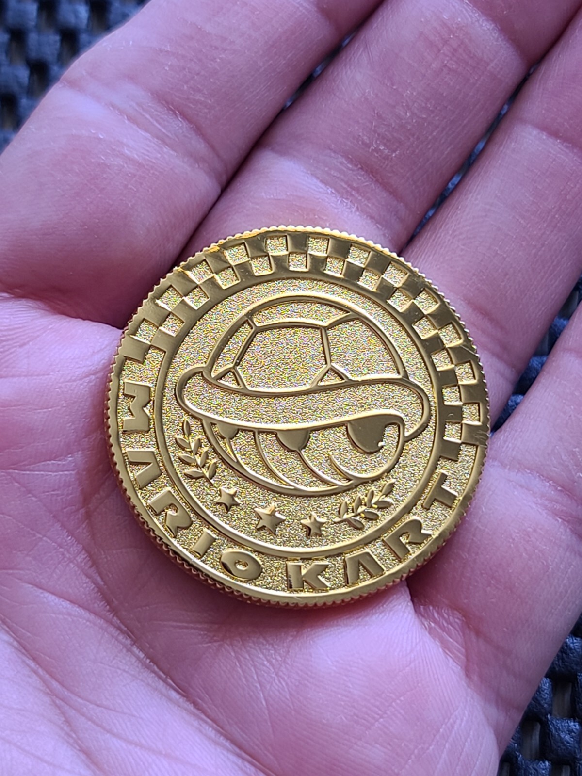 Nintendo Super Mario Coin Kart 8 Deluxe Switch Coin Medal Rare Promo SHELL CUP