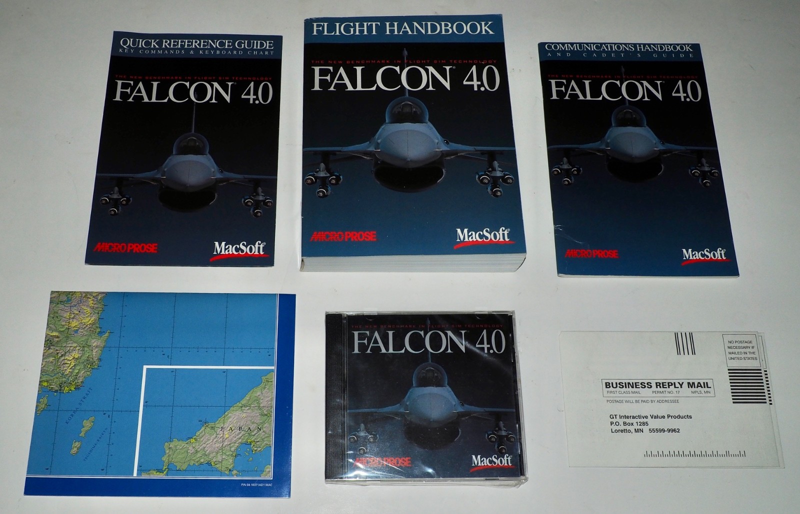 FALCON 4.0 For MAC COMPLETE with BOOK & SUPPLEMENTS, 1998 NEW (other)