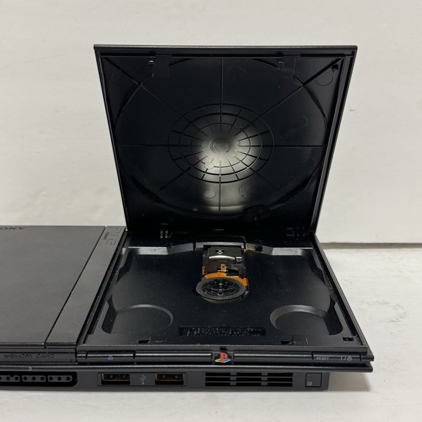 Sony PlayStation 2 PS2 Slim Console Complete W/ 2 Games – Tested Works!!