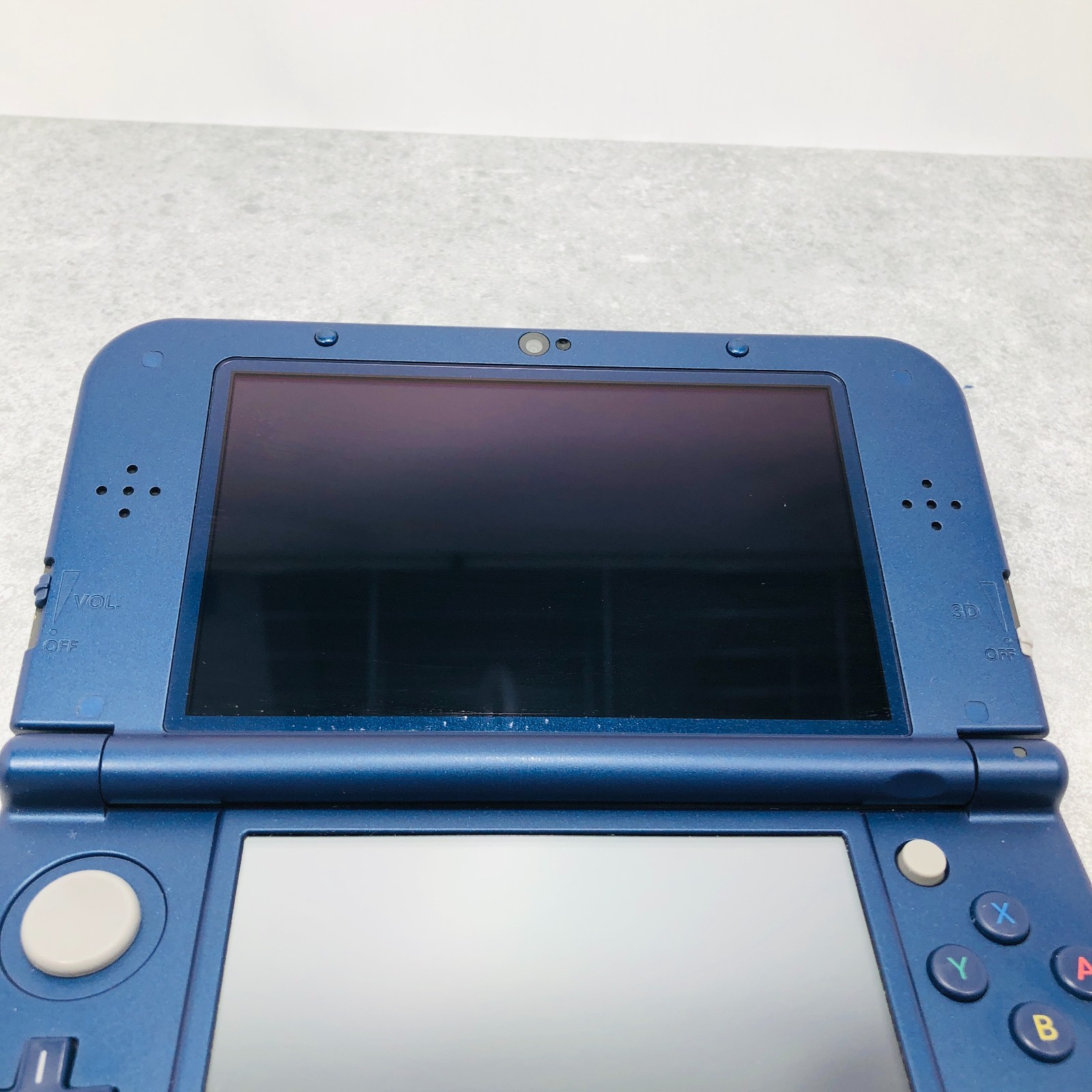 [Top IPS / EX+3] New Nintendo 3DS LL XL Metallic Blue console Japan NTSC-J 06-86