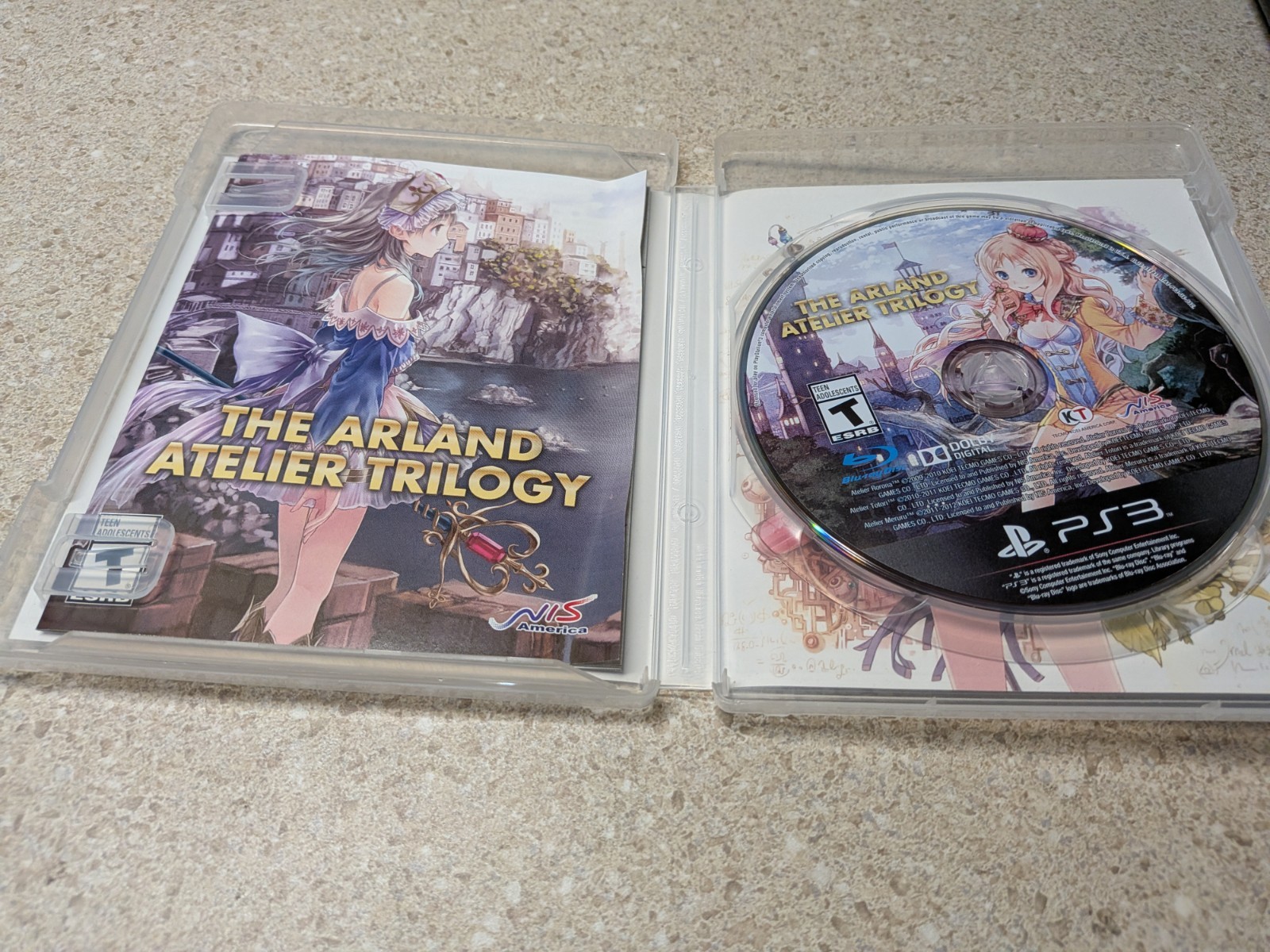 Arland Atelier Trilogy (Sony PlayStation 3, 2015) PS3 Complete