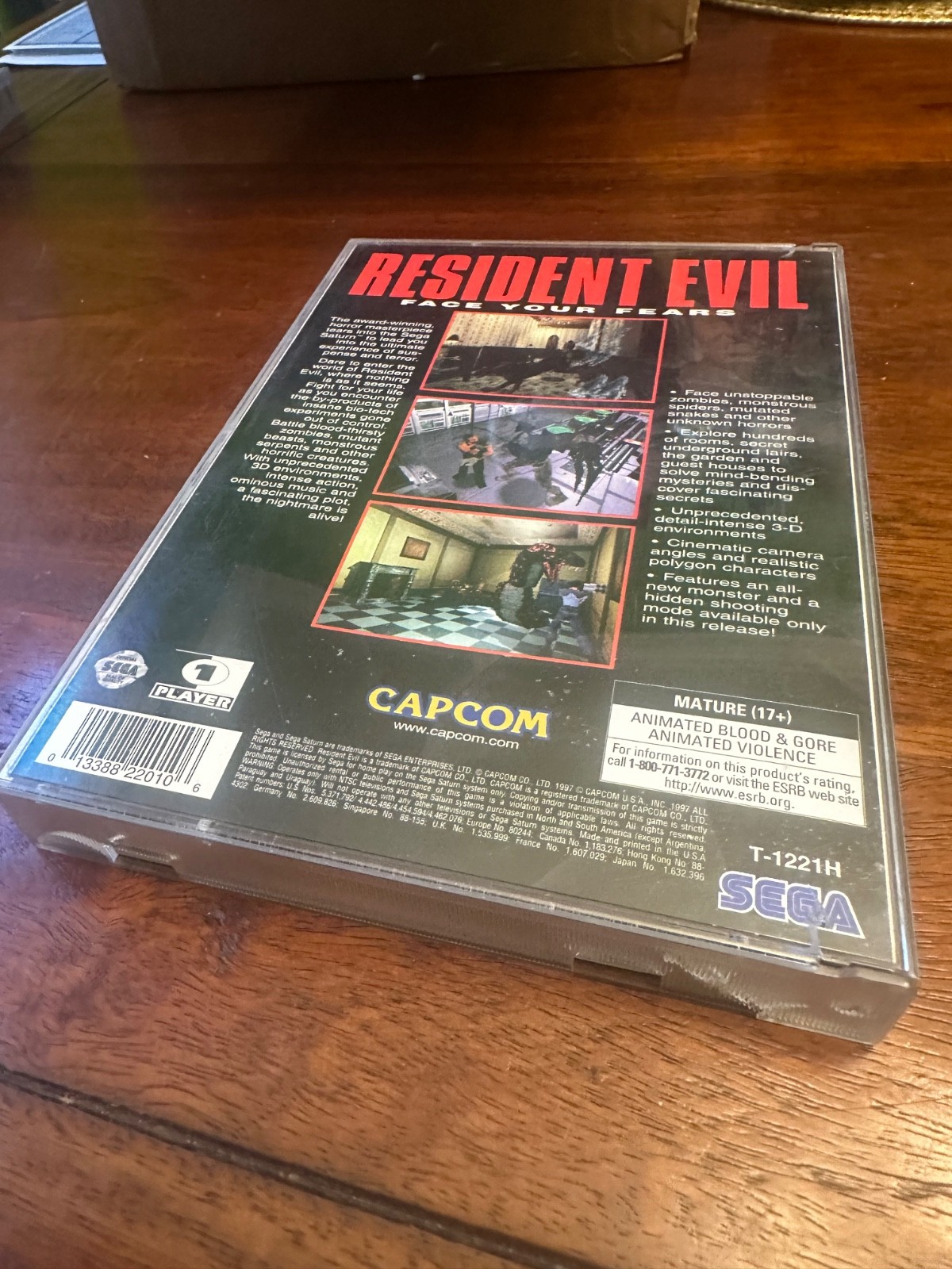Resident Evil (Sega Saturn, 1997)