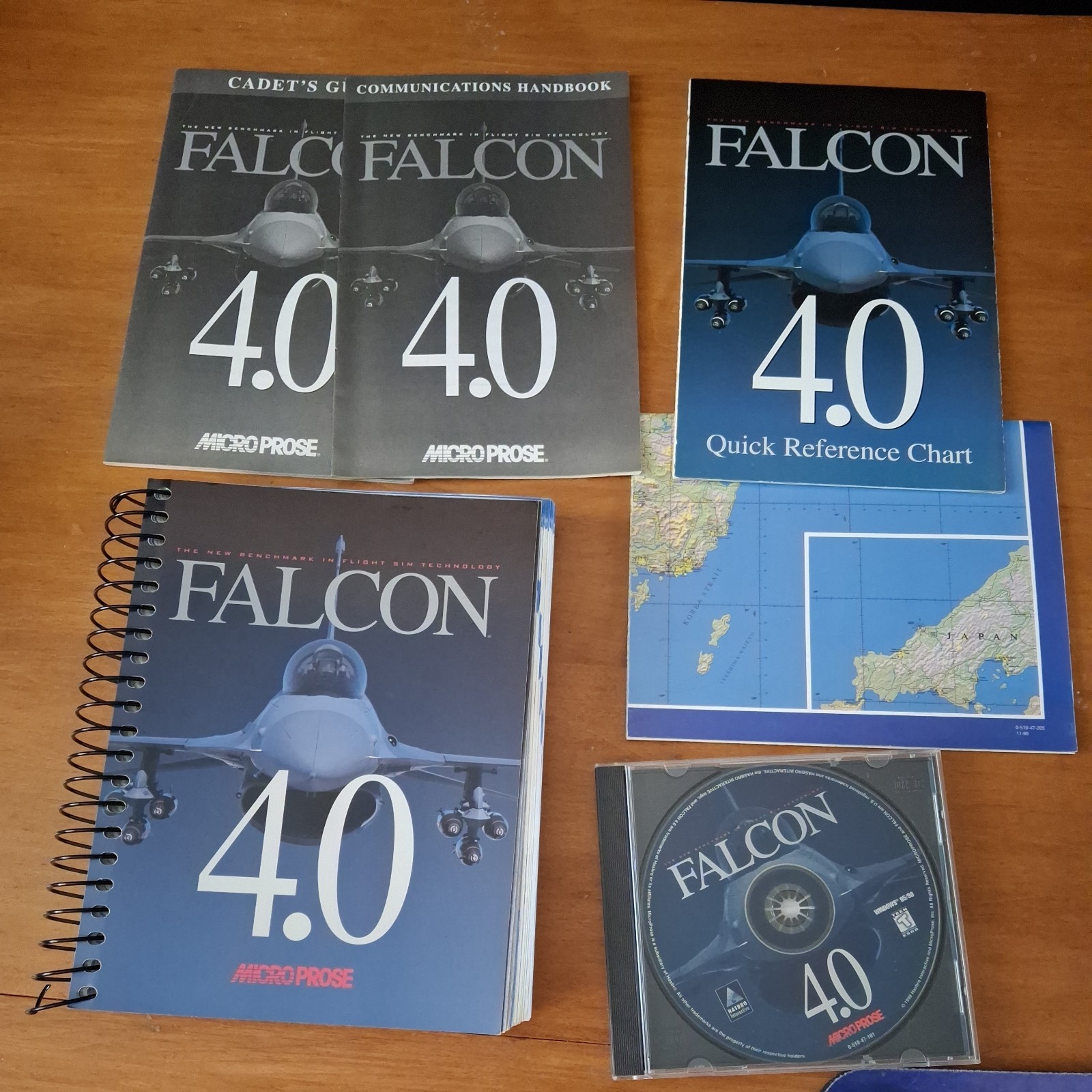 Microprose FALCON 4.0 1998 Complete BIG BOX PC CD-ROM Windows 95 Game