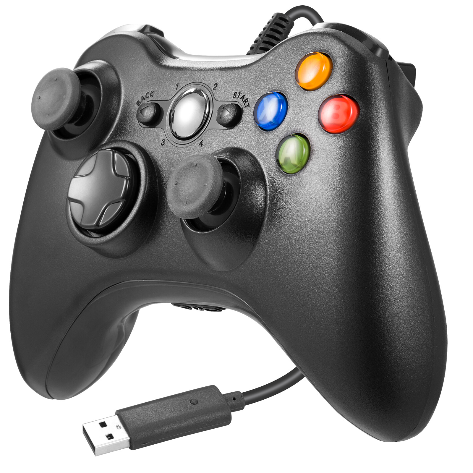 USB Wired Gamepad Controller Joystick For Xbox 360 Console PC WIN 7 8 10