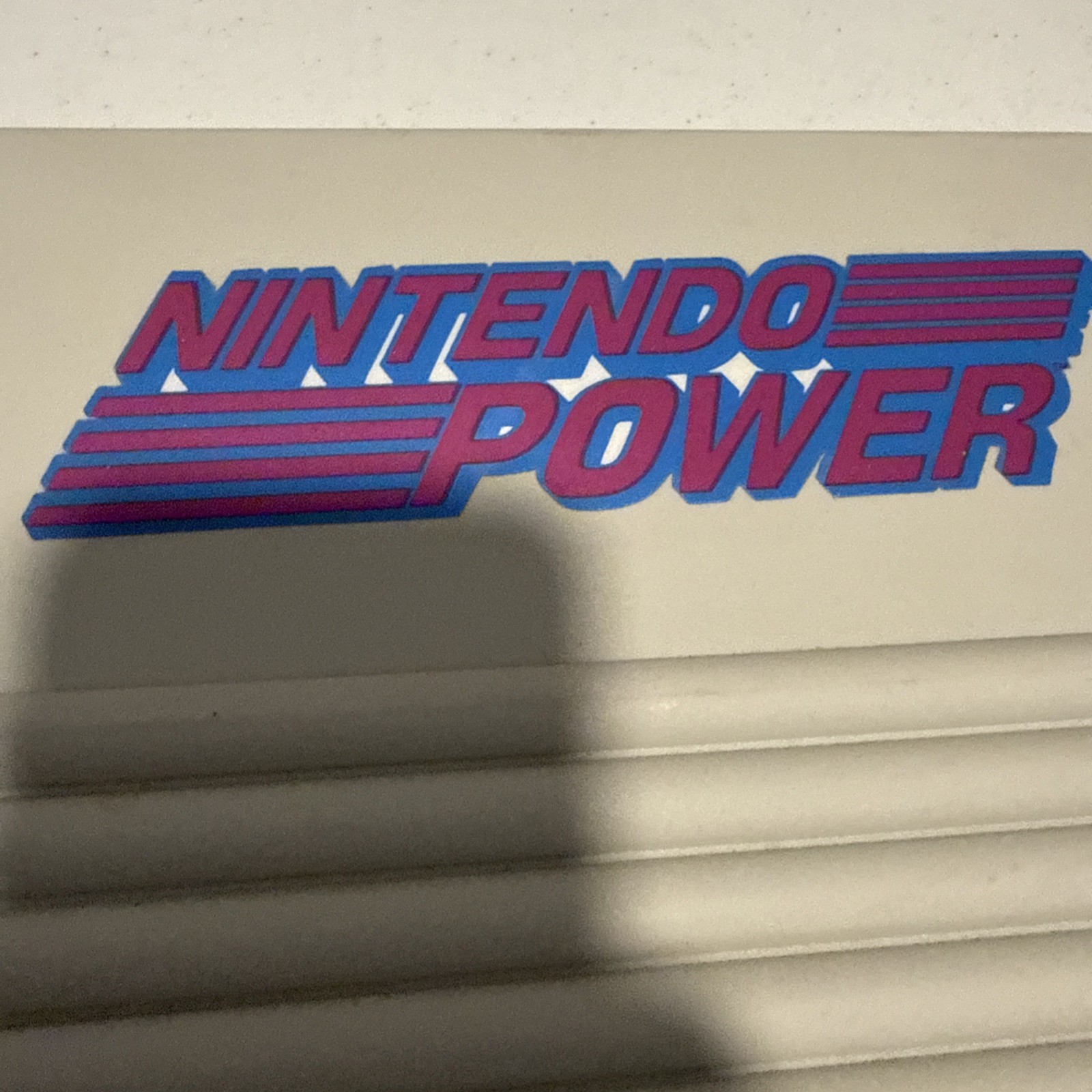 Rare Stuffit Nintendo Power Vintage Plastic 3 Ring Binder