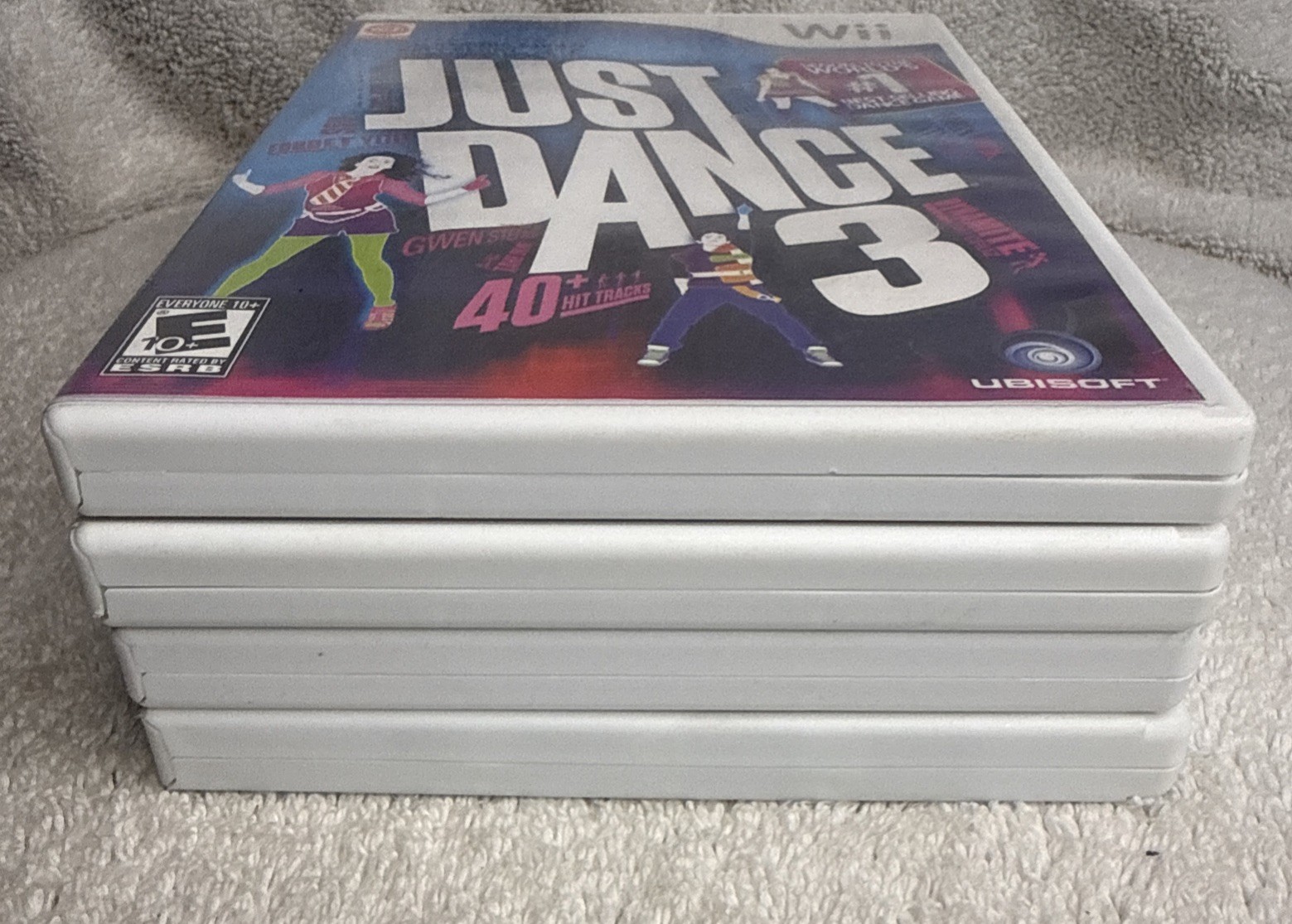Just Dance 1, 2, 3 & Just Dance Kids (Nintendo Wii Lot Of 4 Games), CIB