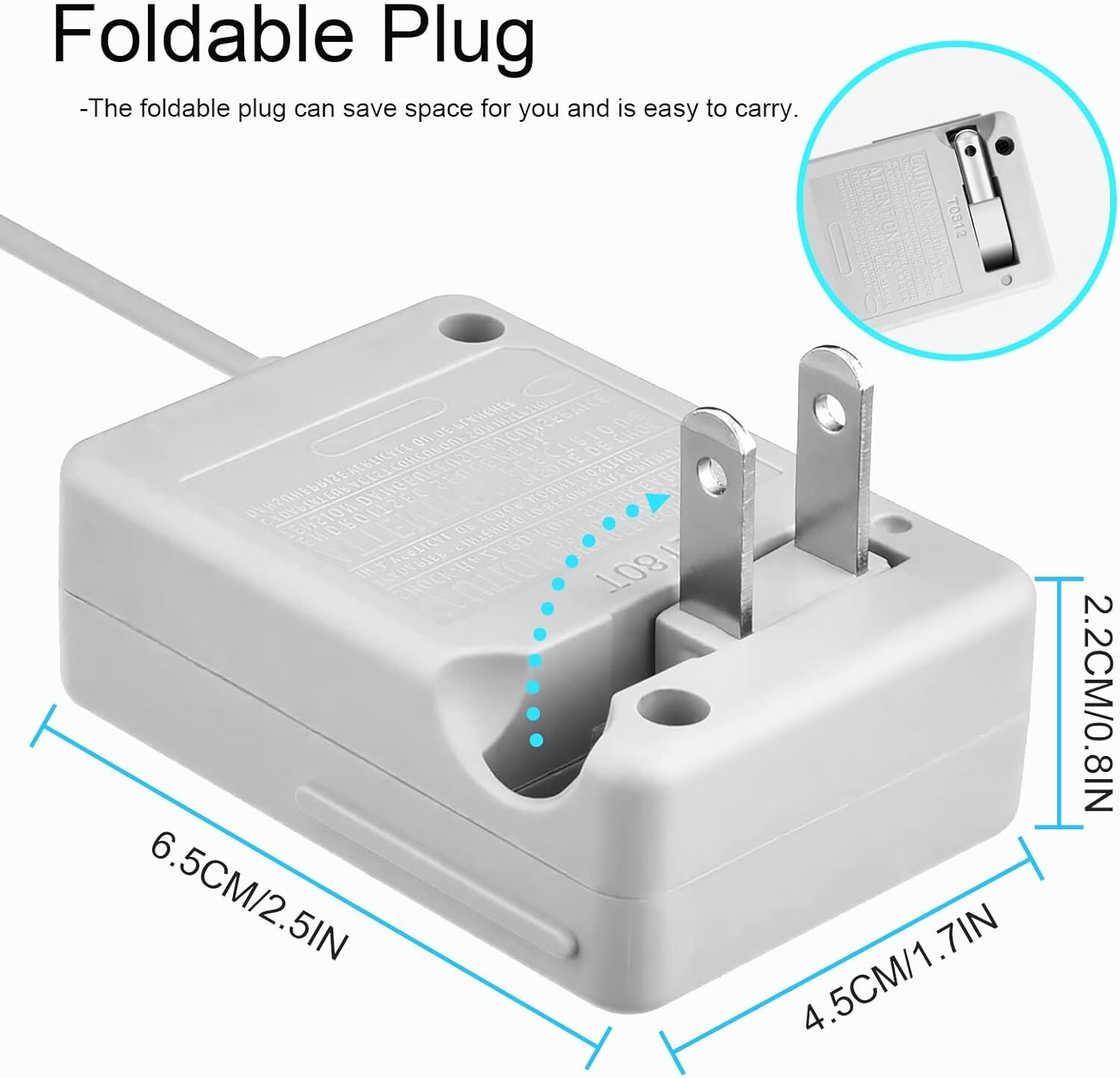 AC Adapter Home Wall Charger Cable Power Plug for Nintendo DSi/ 2DS/ 3DS/ DSi XL