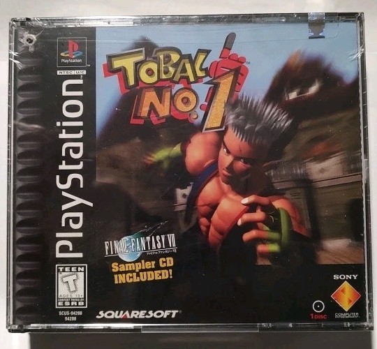 Tobal No. 1 PS1 PlayStation SEALED NEW Final Fantasy VII FF7 DemoSamplerOriginal
