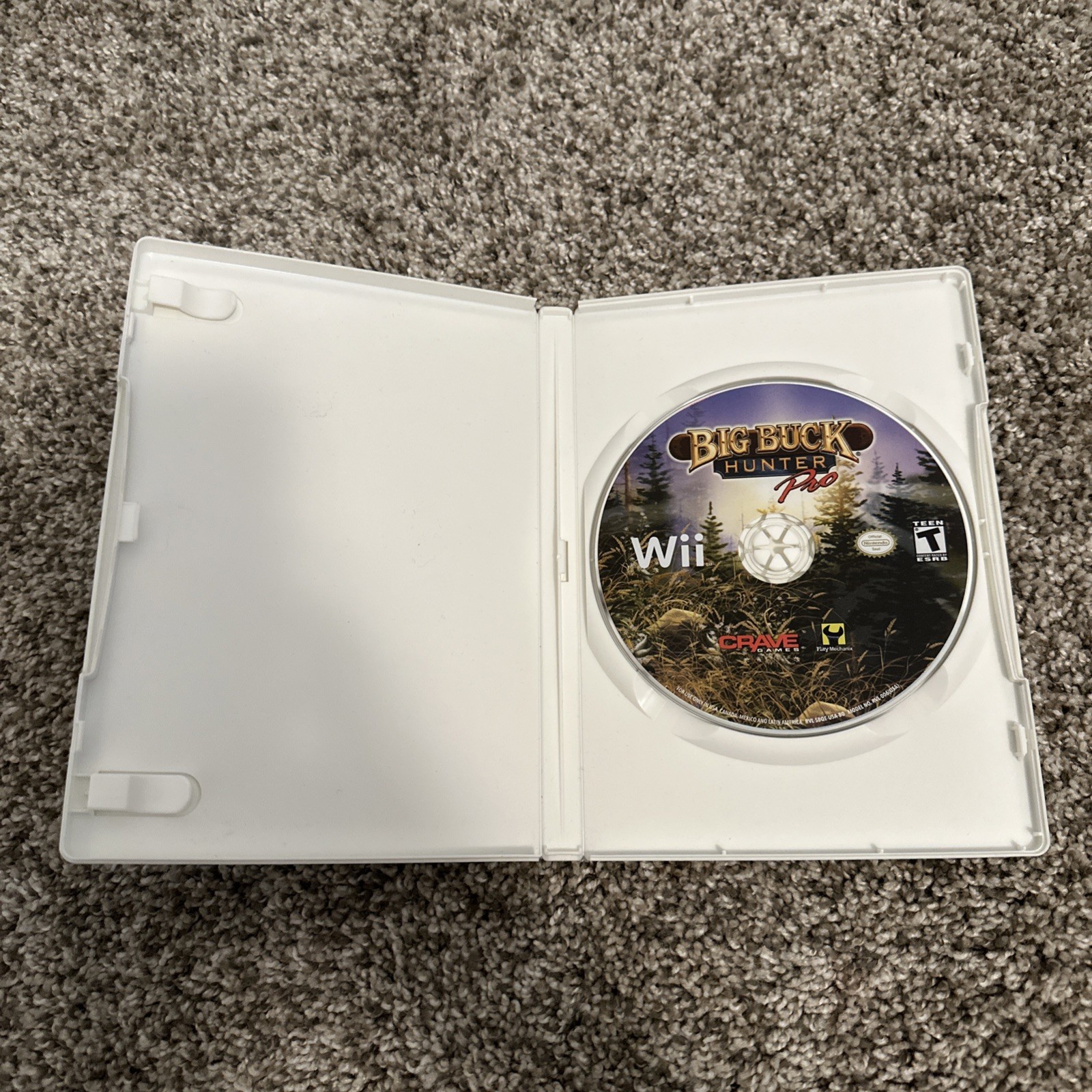 Big Buck Hunter Pro Nintendo Wii Great Condition CIB Works Clean