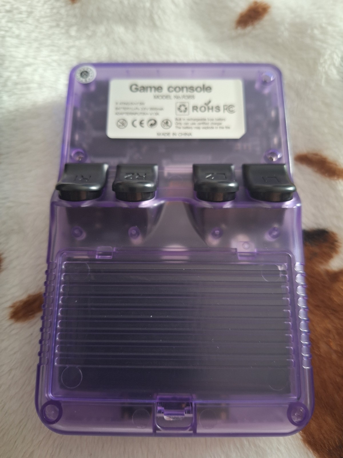 R36S Retro Handheld Video Game Console Linux System With Case And Earbuds