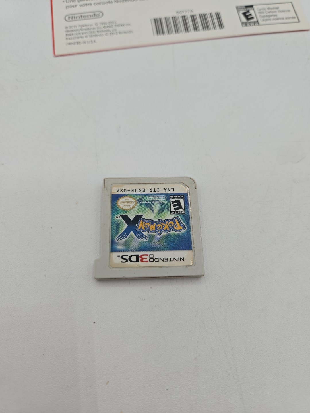 Pokemon x Version Complete In Box Nintendo 3DS 2013 Manual Inserts