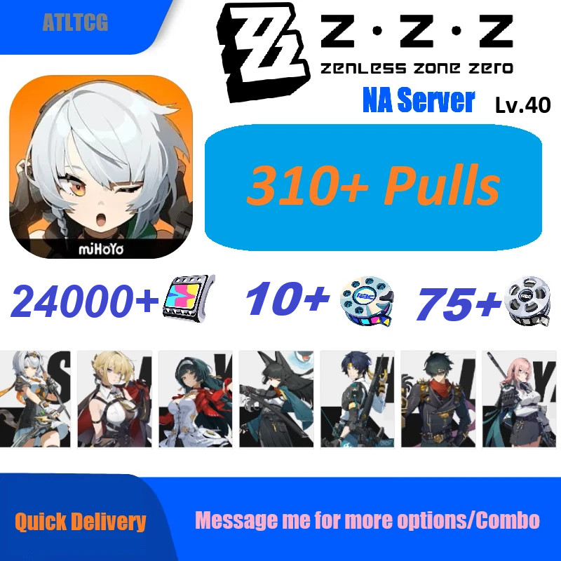Zenless Zone Zero Reroll 24000+Polychrome+75Master+10Encrypted Instant Delivery