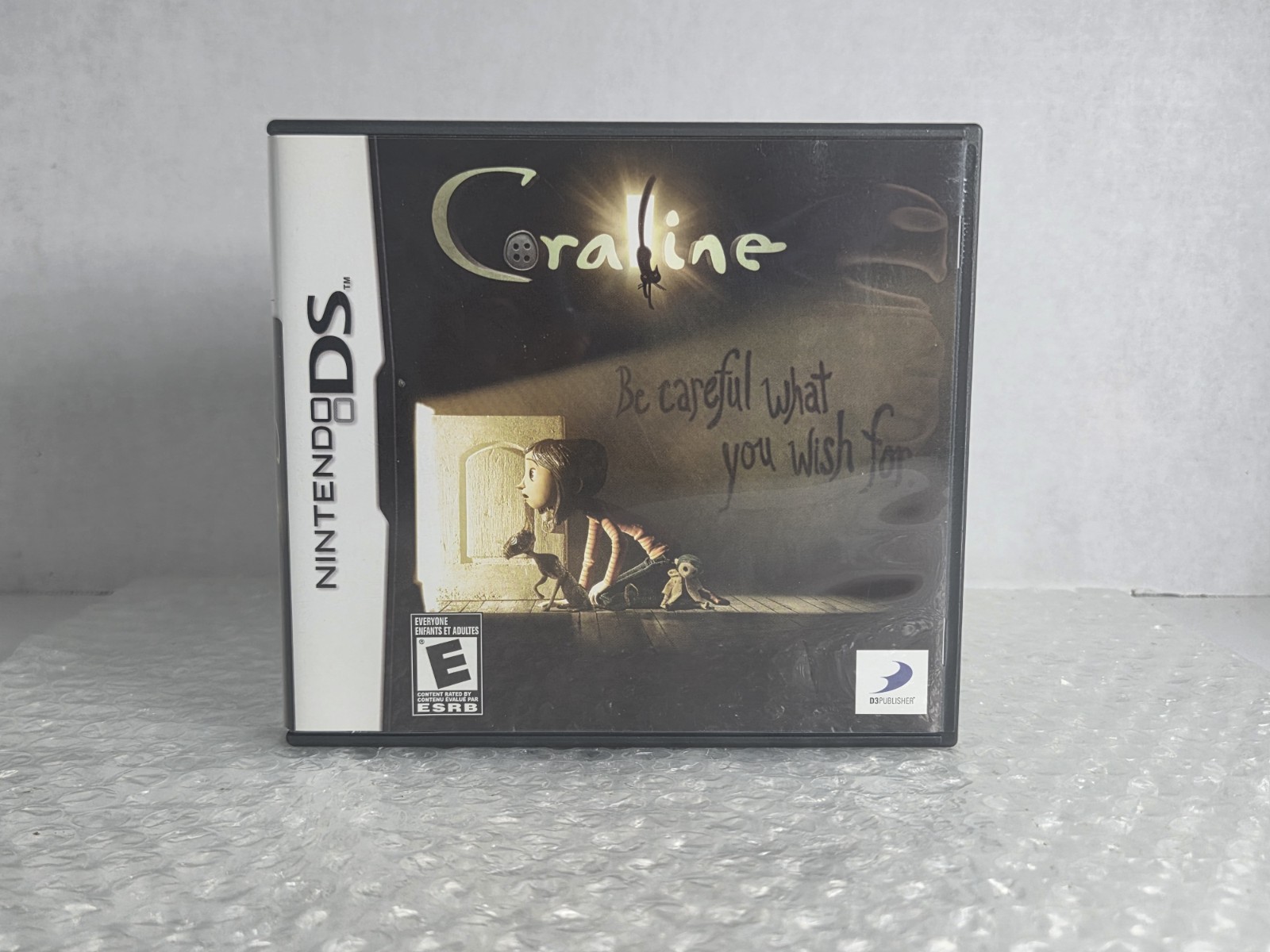 Coraline Bintendo DS 3DS 2DS Complete In Box CIB Tested D3 Publisher OEM 2008