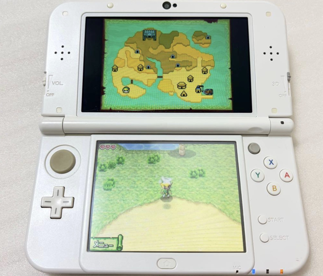 New Nintendo 3DS LL XL Pearl White Console IPS Mem Card Tested Working #65