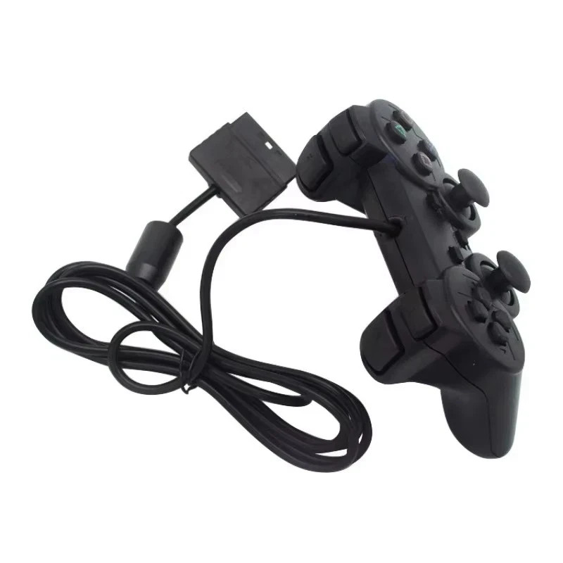 Wired PS2 Game Controller Dual Shock Vibration Joystick for PlayStation 1PCS