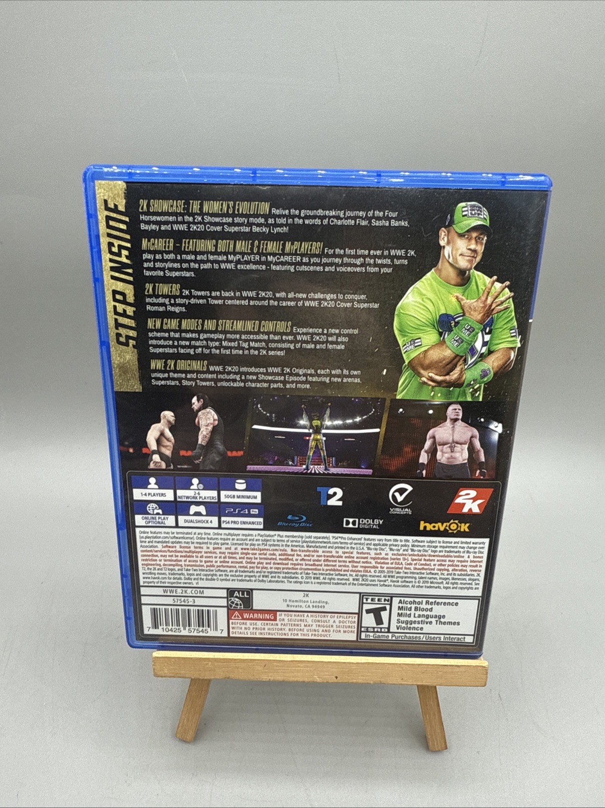 WWE 2K20 Deluxe Edition PS4 Playstation CIB Complete Code Expired. Tested works