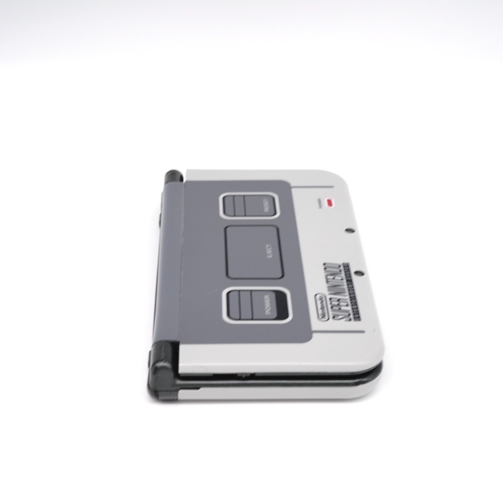 Nintendo NEW 3DS XL LL w/ SNES Retro Gray Console Plates (USA Seller)