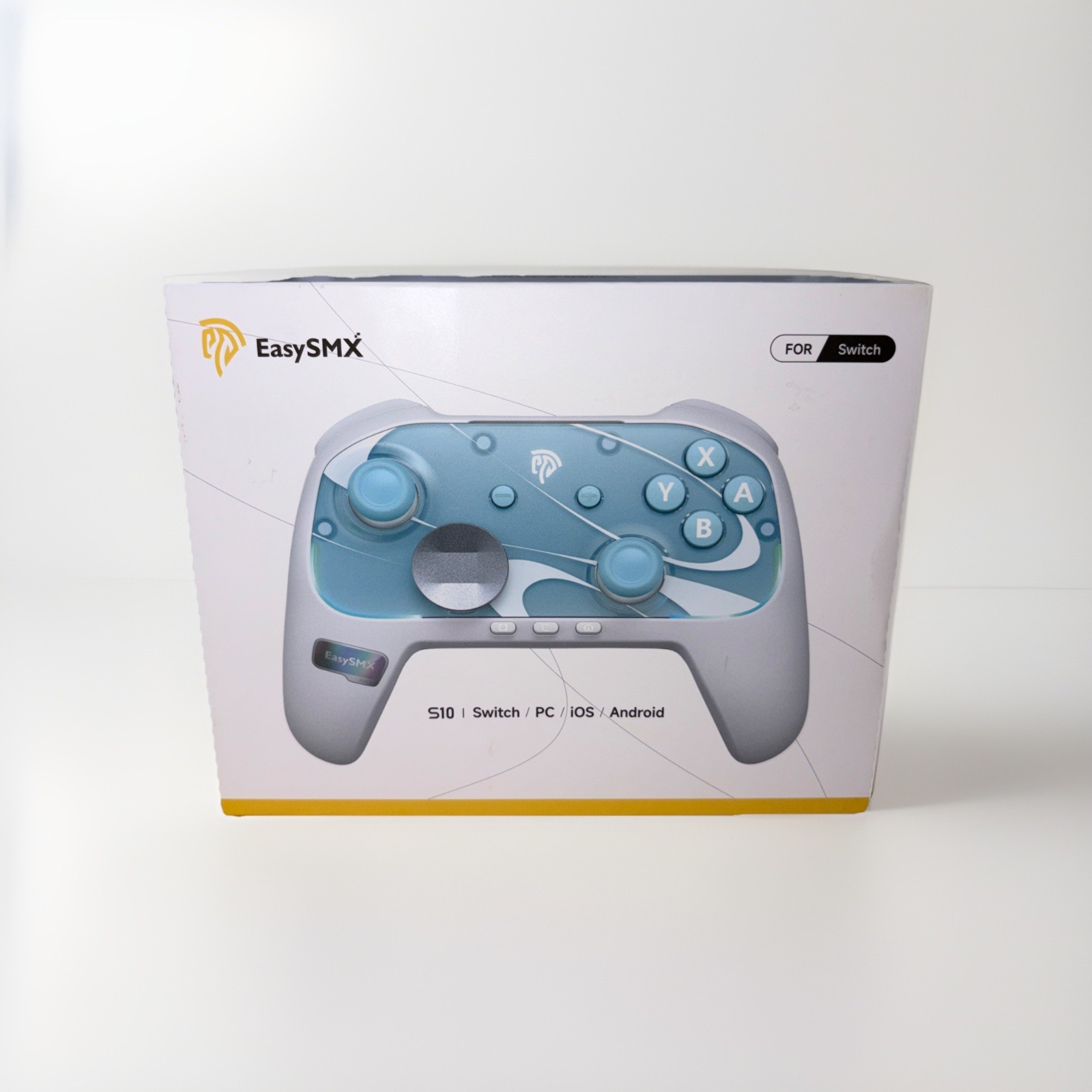 EasySMX S10 Wireless Gaming Controller Nintendo Switch 2 PC iOS Android White