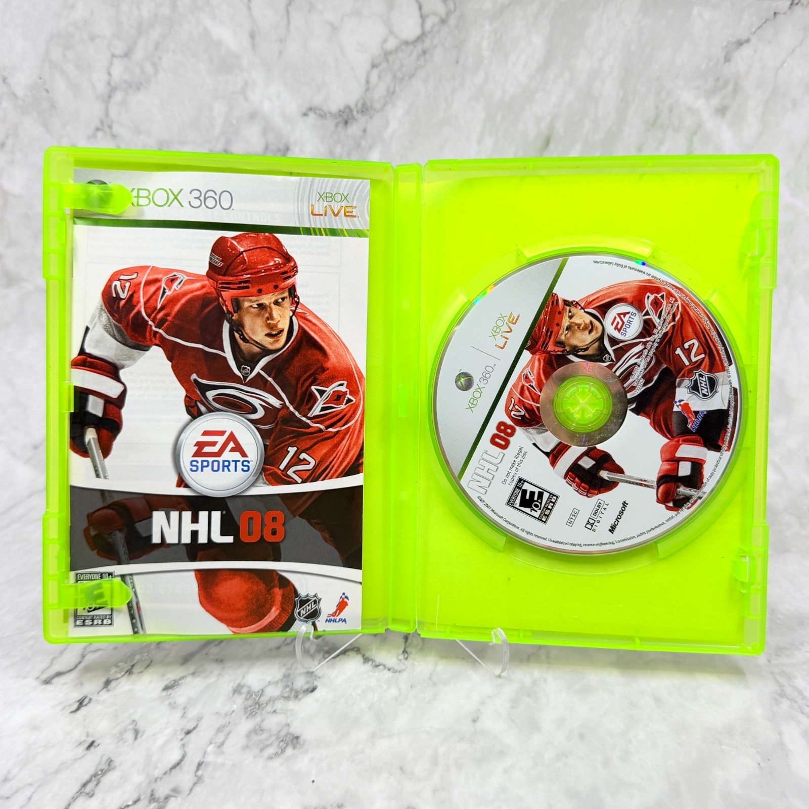 NHL Lot of 6 Xbox 360 Hockey Games 07 08 09 11 12 14 CIB Tested Working
