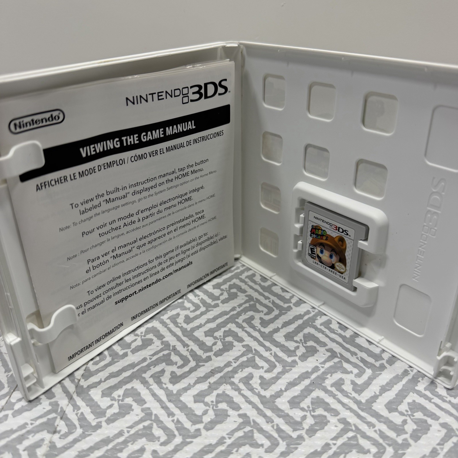 Super Mario 3D Land Nintendo 3DS Nintendo Selects CIB Tested Authentic Case 2018