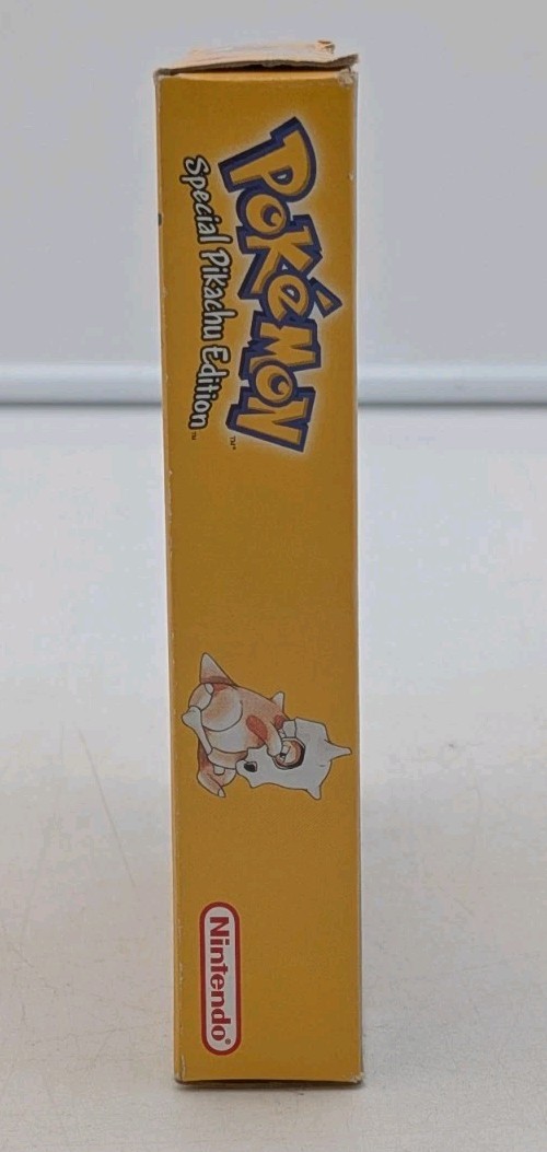 Pokemon Yellow Version Nintendo Game Boy Second Printing Complete In Box CIB VGC