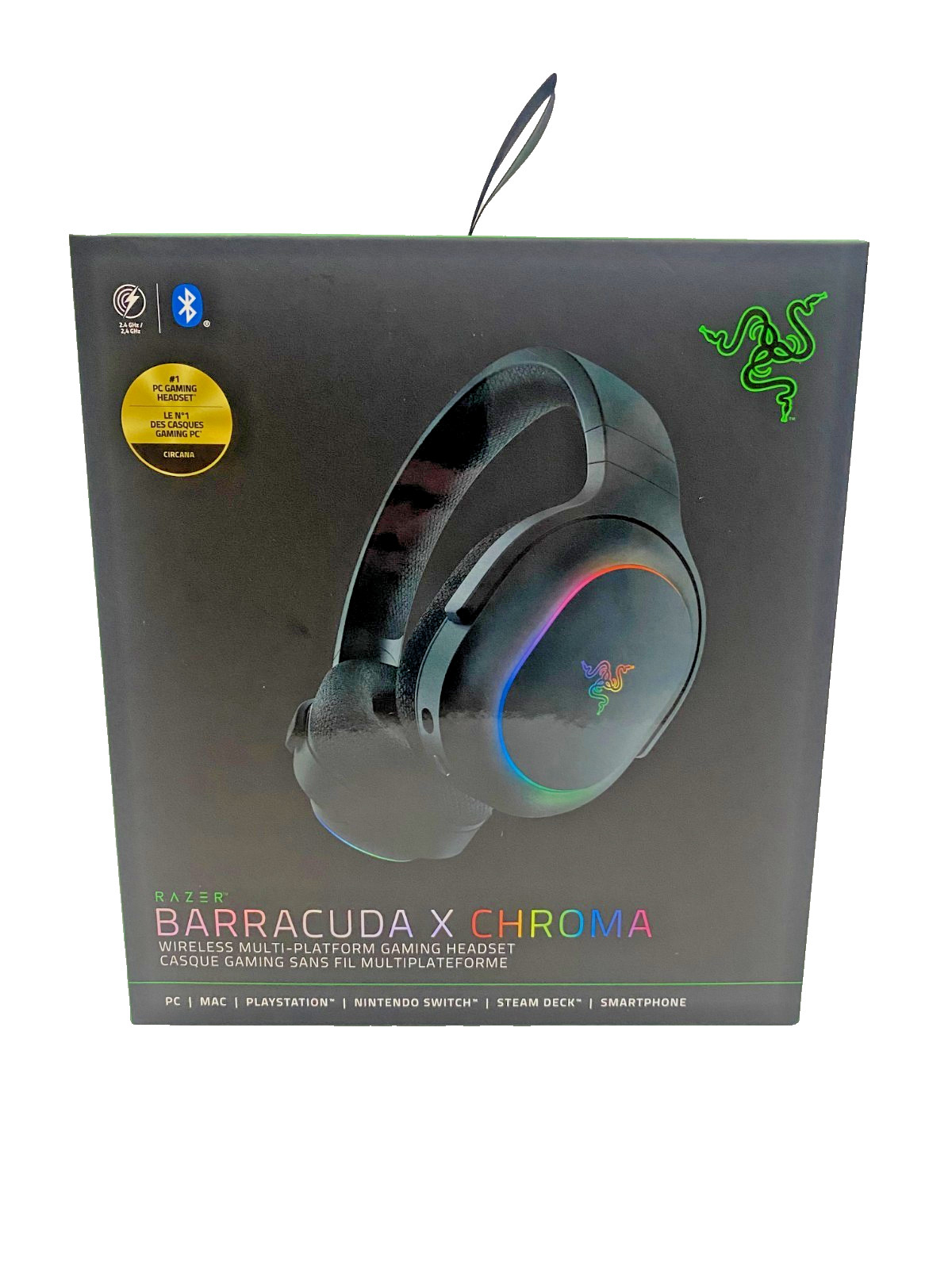 Razer Barracuda X Chroma RGB Wireless Gaming Headset Bluetooth Headphones