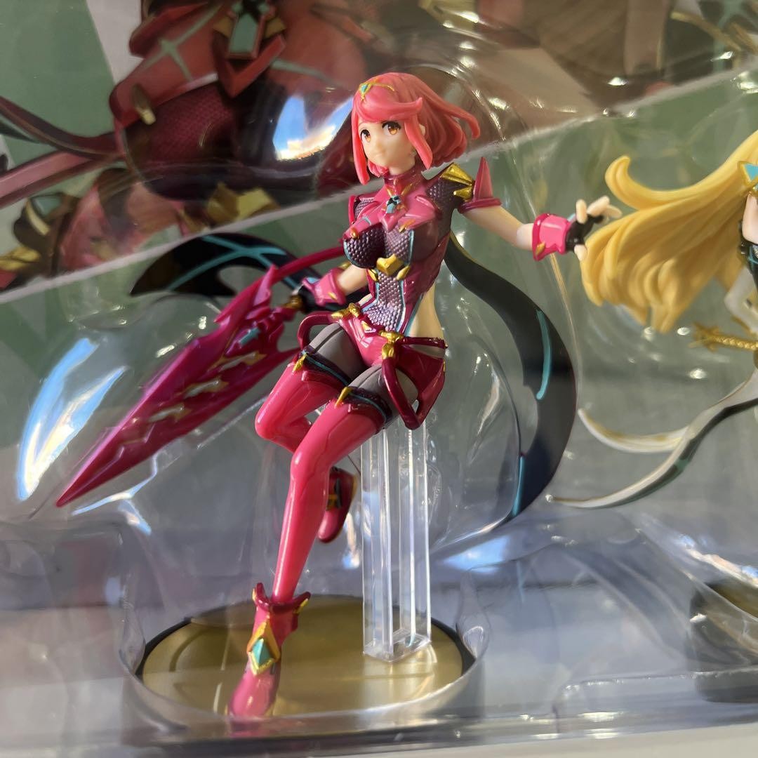 amiibo Super Smash Bros. Pyra Mythra Double Set Homura Hikari Nintendo