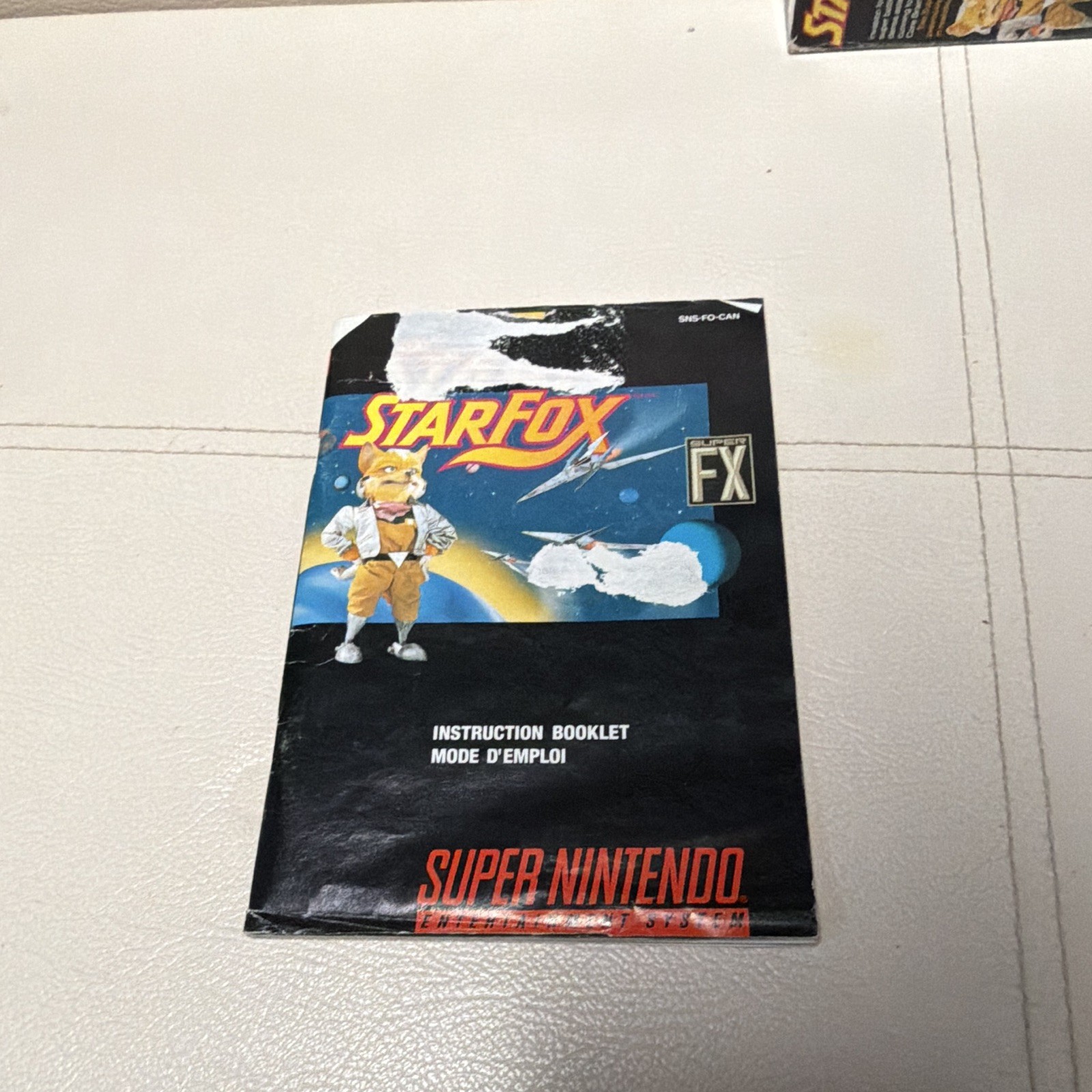 Super Nintendo Star Fox CIB