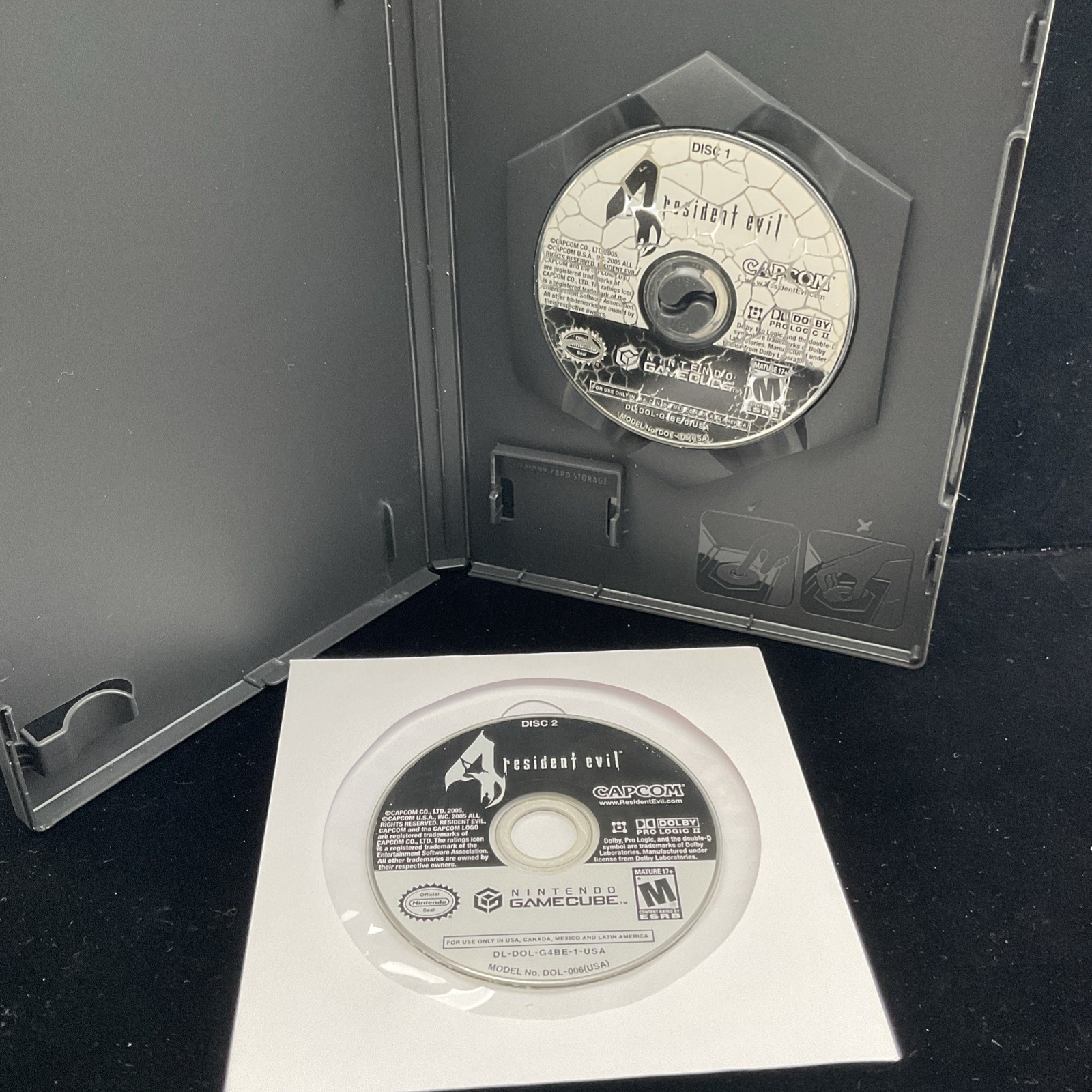 Resident Evil 4 (GameCube) Discs Only Tested & Working 1 YR Warranty Refurbished